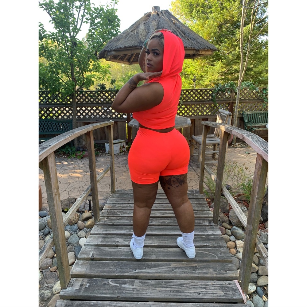 🔥Hot Girl Biker Short Set 🔥 - Picture 4 of 5